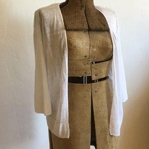 Lightweight cardigan, white